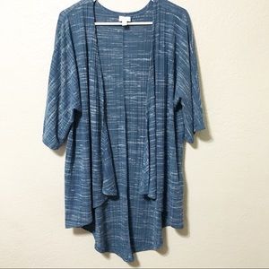 LuLaRoe | Denim Blue Lindsay Cardigan Kimono